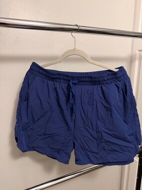 Women’s Blue Athletic Drawstring Shorts